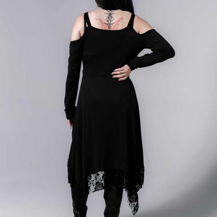 Shop the Gabriela Dress from Forbidden Alchemy’s women's slim fit dresses, featuring premium fabrics and authentic gothic aesthetics. Tagged: DRESSES.Dressesforbidden alchemyDRESSES