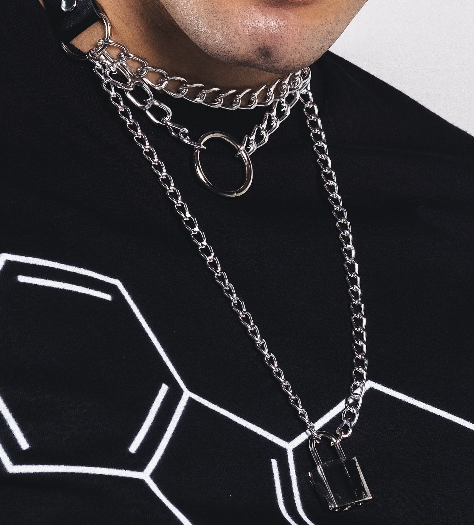 Shop Lock & Key- Choker from Forbidden Alchemy’s premium leather chokers. Adjustable fit, alloy studs, and authentic metalcore-inspired designs. Tagged: Choker.Necklacesforbidden alchemyChoker