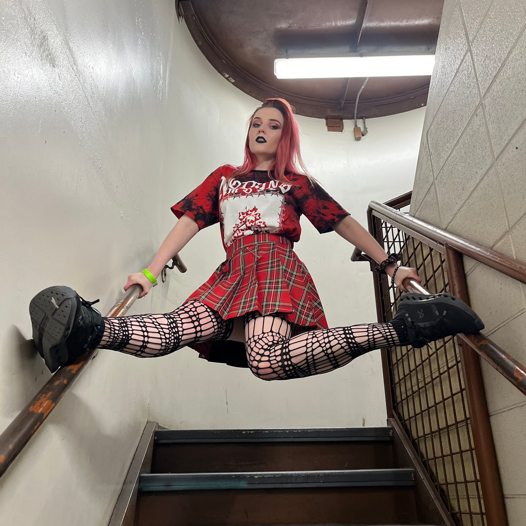 Distorted Fishnet - Leggings