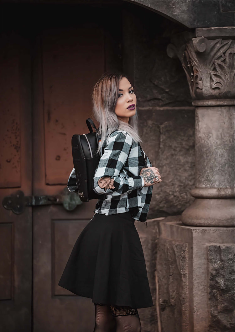 Shop Open your Mind * Backpack from forbidden alchemy's vegan leather backpacks. Premium quality, cruelty-free, alternative style accessories. Tagged: bags.Backpacksforbidden alchemybags