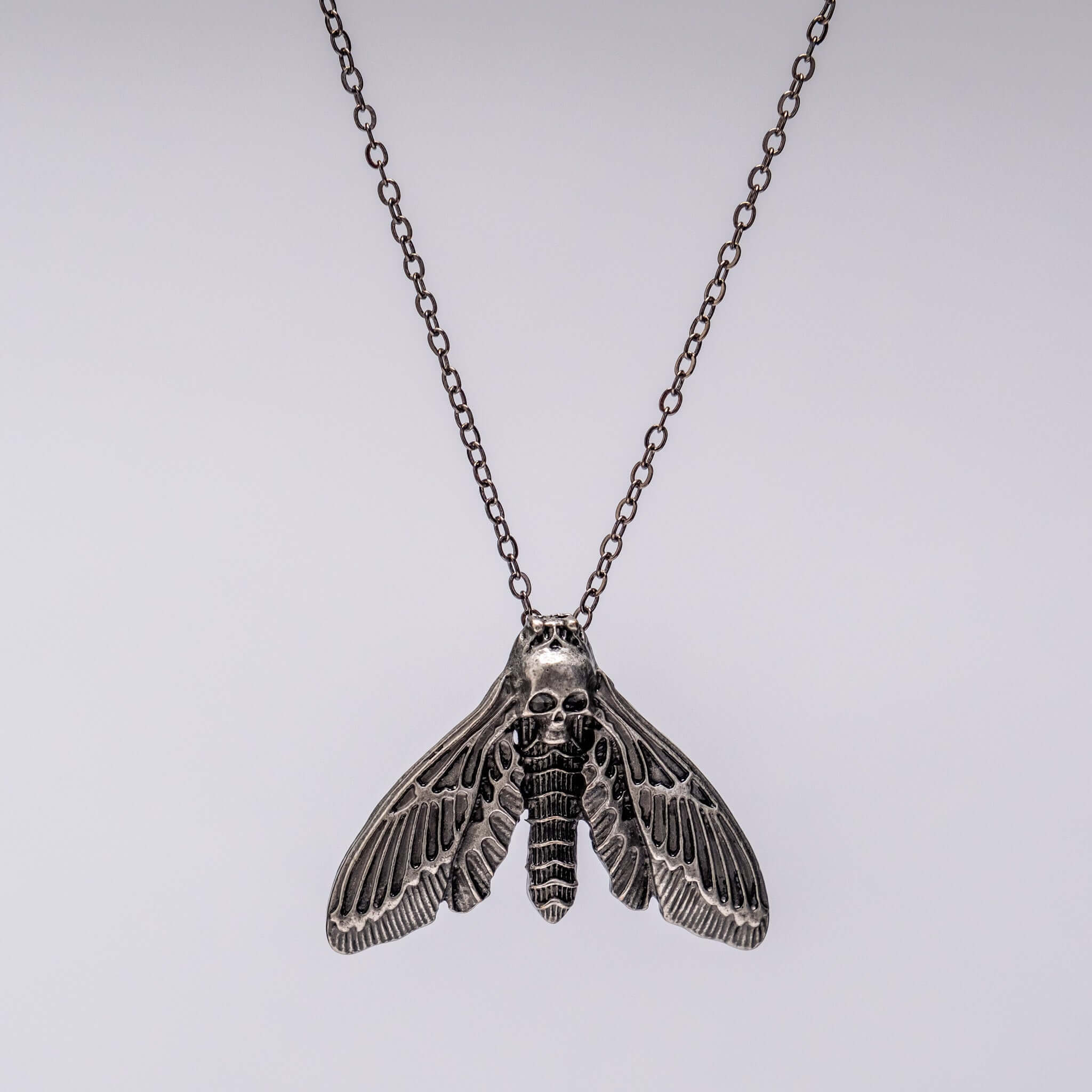 Shop Death Moth - Necklace from Forbidden Alchemy’s collection. Crafted from premium alloy zinc, each piece showcases detailed. Tagged: Necklaces.Necklacesforbidden alchemyNecklaces