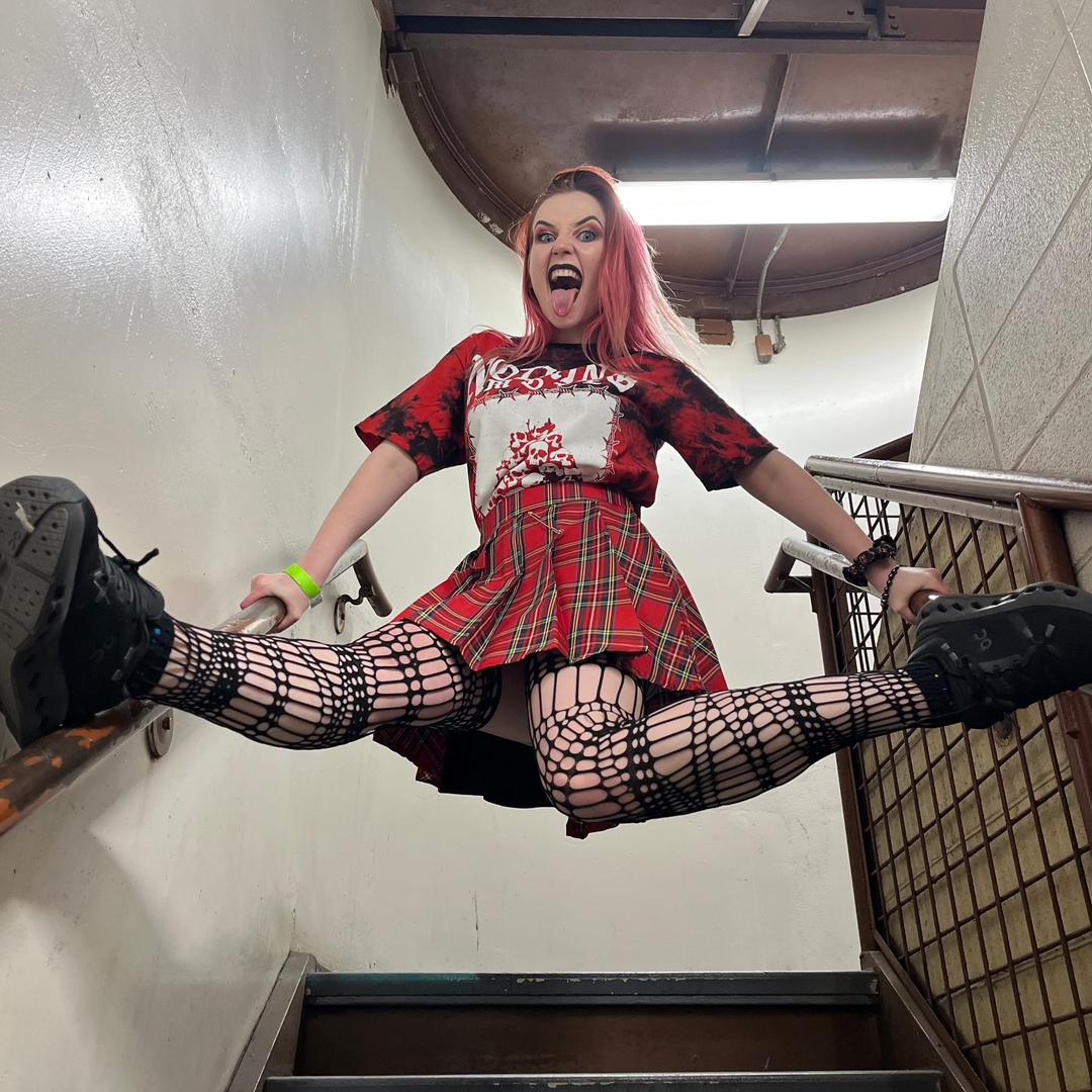 Distorted Fishnet - Leggings
