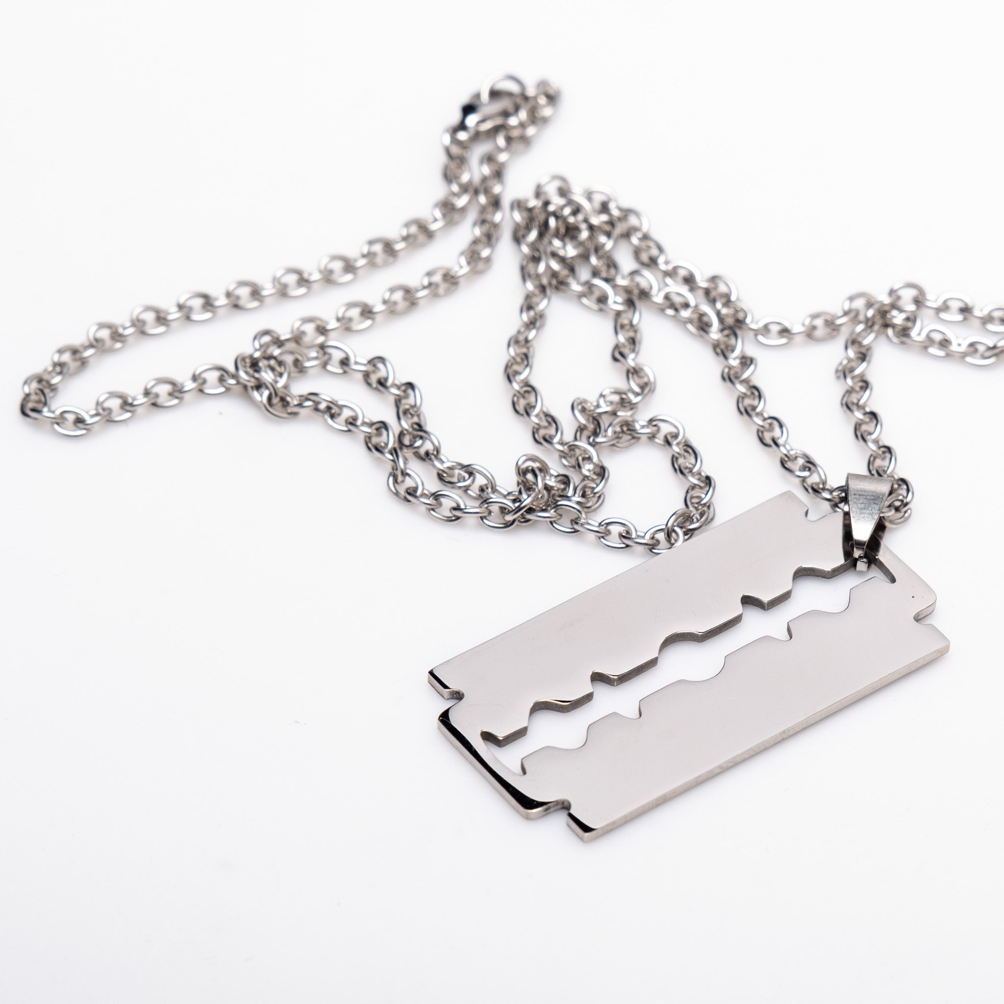 Shop Razor - Necklace from Forbidden Alchemy’s collection. Crafted from premium alloy zinc, each piece showcases detailed. Tagged: Necklaces.Necklacesforbidden alchemyNecklaces
