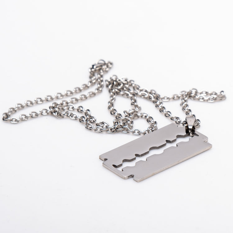 Shop Razor - Necklace from Forbidden Alchemy’s collection. Crafted from premium alloy zinc, each piece showcases detailed. Tagged: Necklaces.Necklacesforbidden alchemyNecklaces