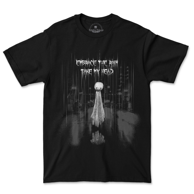 Buy Embrace the rain from forbidden alchemy's men's T-Shirts. Premium 100% cotton, direct-to-garment prints, authentic metalcore apparel. Tagged: MEN'S TEES.T-Shirtsforbidden alchemyMEN'S TEES