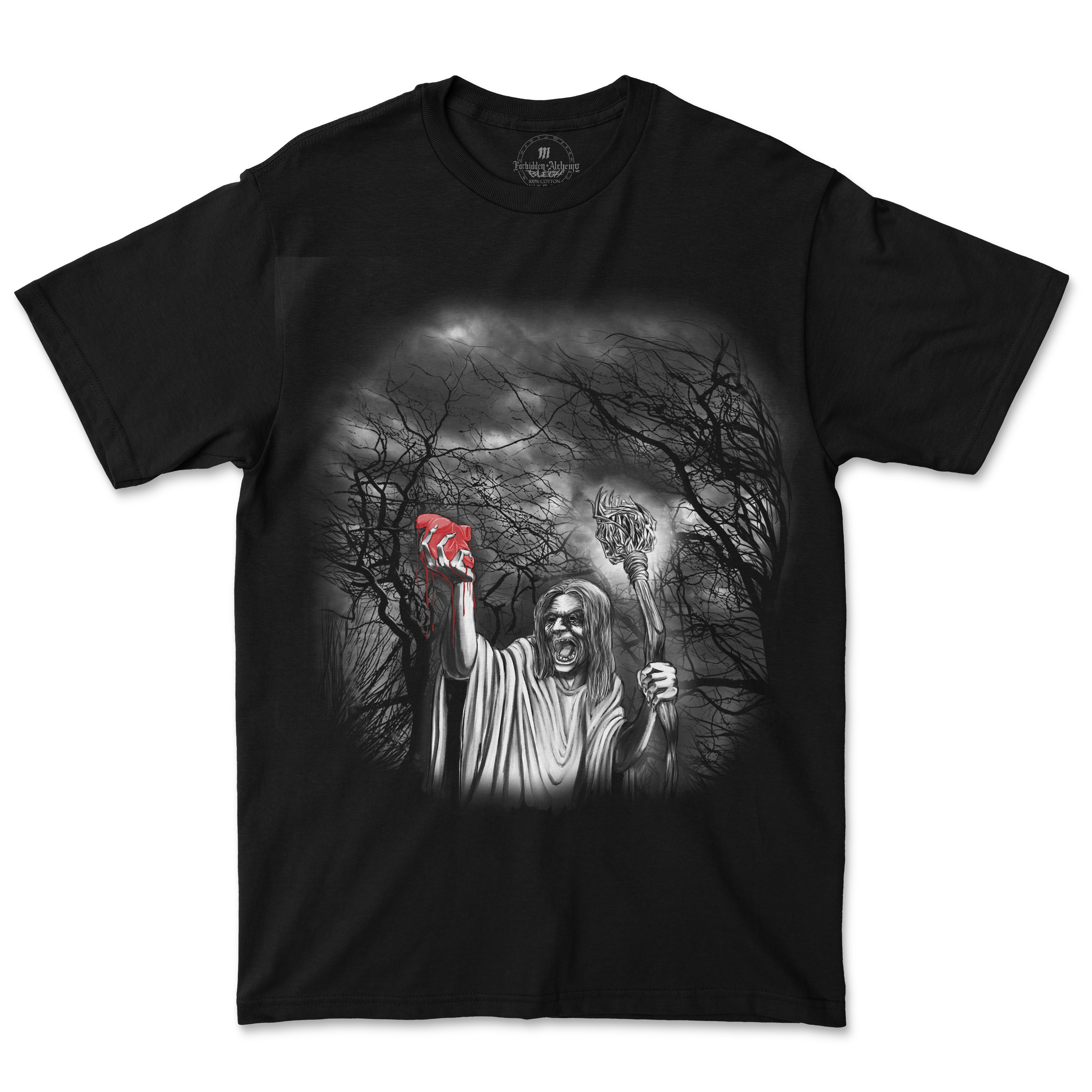 Buy baba yaga from forbidden alchemy's men's T-Shirts. Premium 100% cotton, direct-to-garment prints, authentic metalcore apparel. Tagged: MEN'S TEES.T-Shirtsforbidden alchemyMEN'S TEES