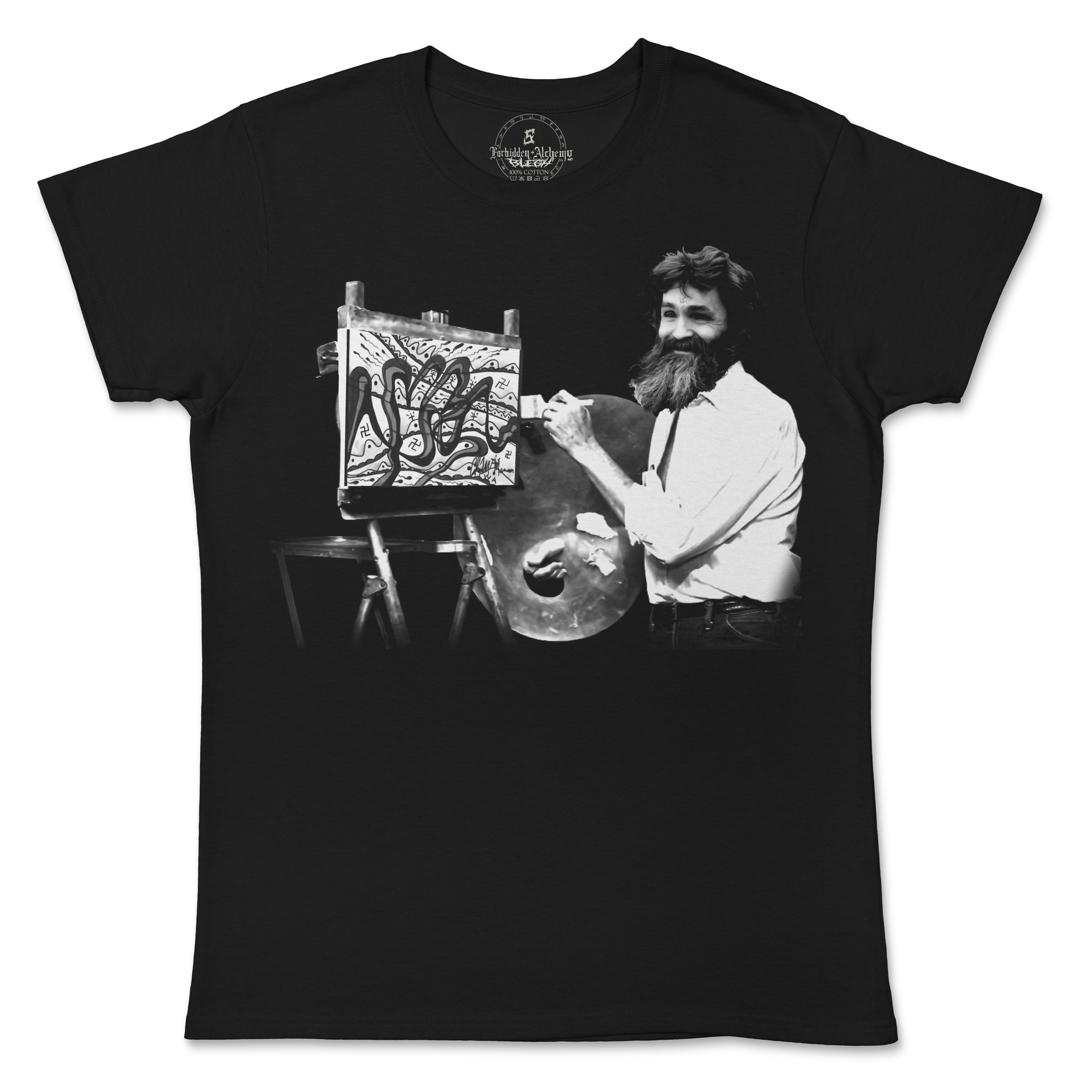 Buy Bob Manson from forbidden alchemy's women's T-Shirts. 100% cotton, direct-to-garment prints, authentic alternative apparel. Tagged: WOMEN'S TEES.T-Shirtsforbidden alchemyWOMEN'S TEES