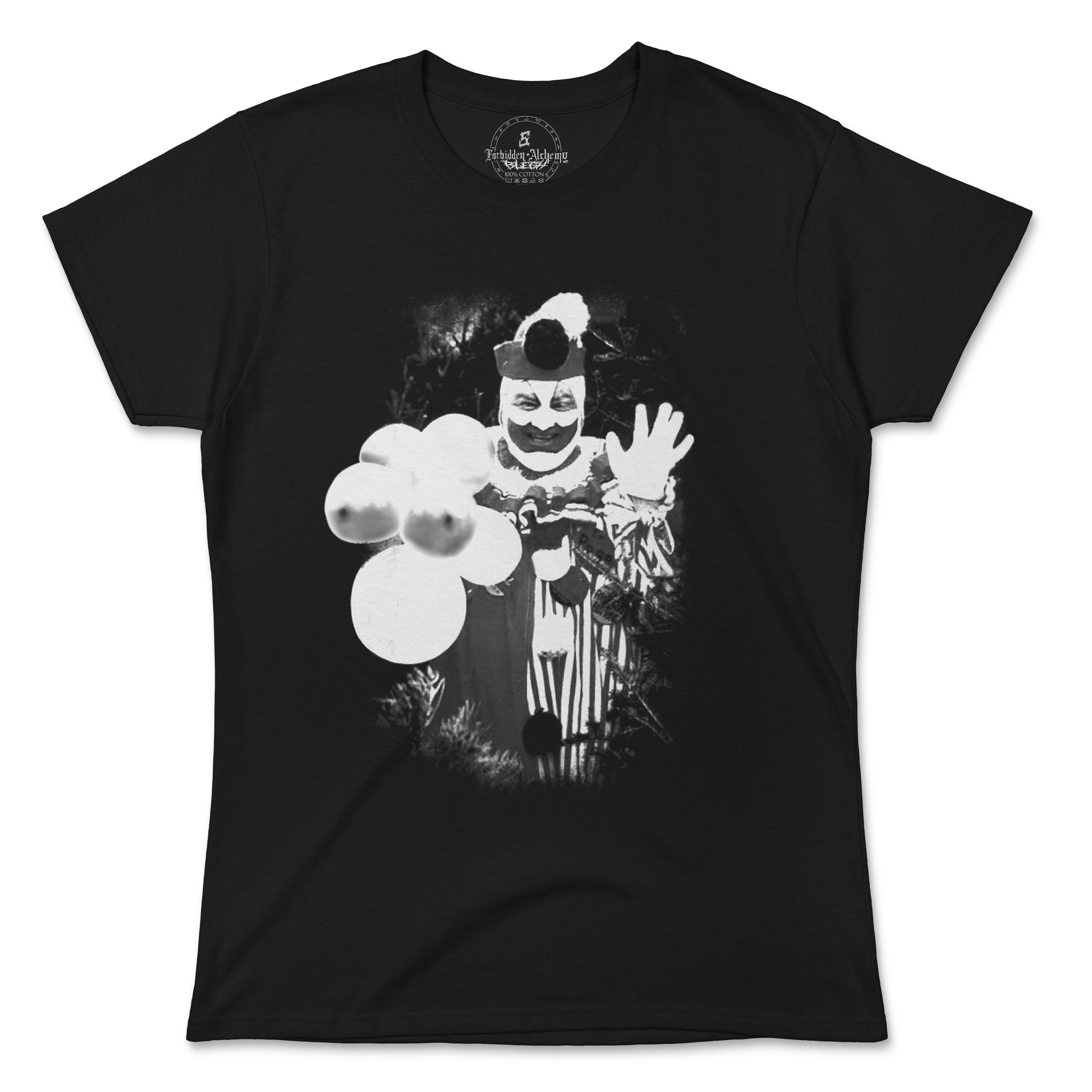 Buy Gacy from forbidden alchemy's women's T-Shirts. 100% cotton, direct-to-garment prints, authentic alternative apparel. Tagged: WOMEN'S TEES.T-Shirtsforbidden alchemyWOMEN'S TEES