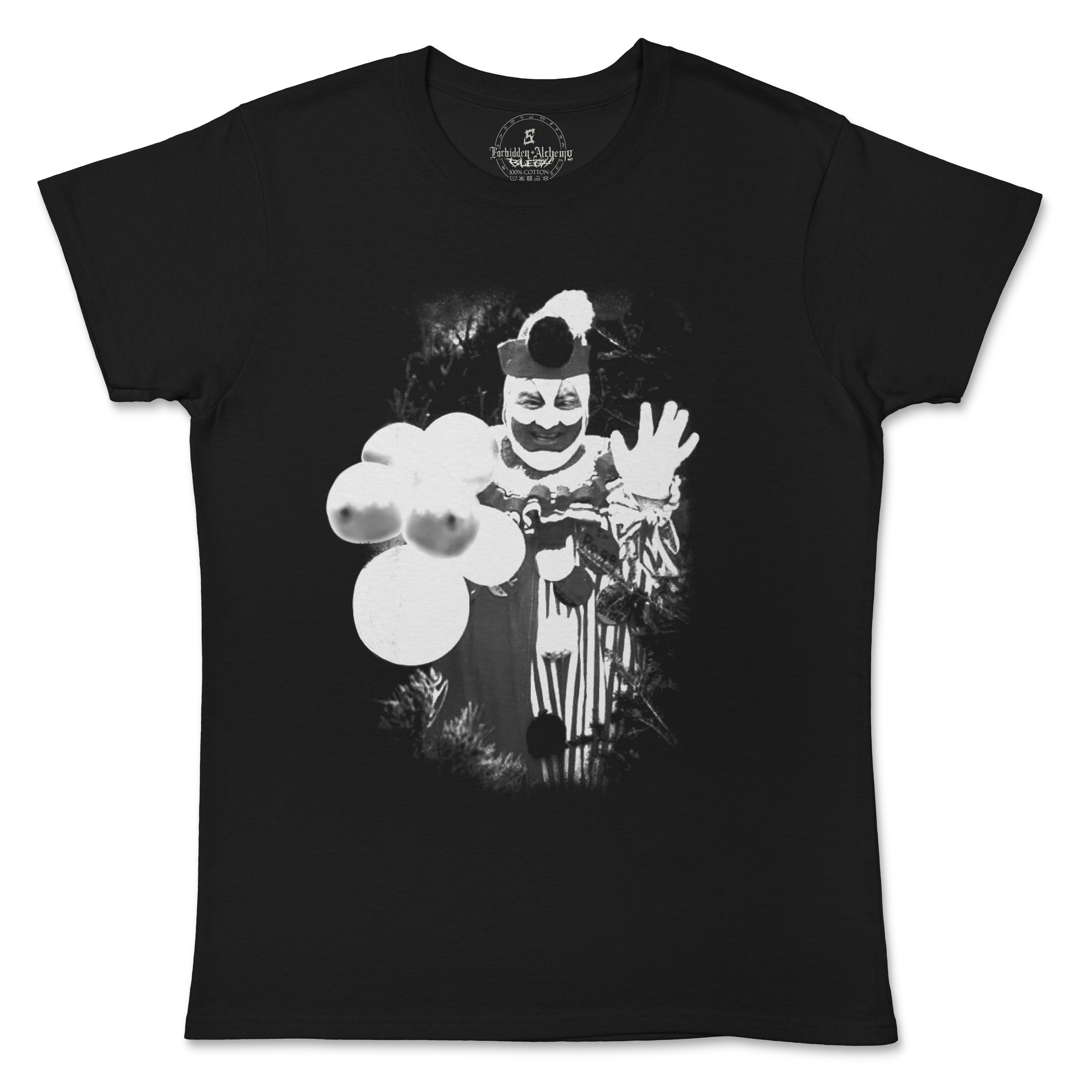 Buy Gacy from forbidden alchemy's women's T-Shirts. 100% cotton, direct-to-garment prints, authentic alternative apparel. Tagged: WOMEN'S TEES.T-Shirtsforbidden alchemyWOMEN'S TEES