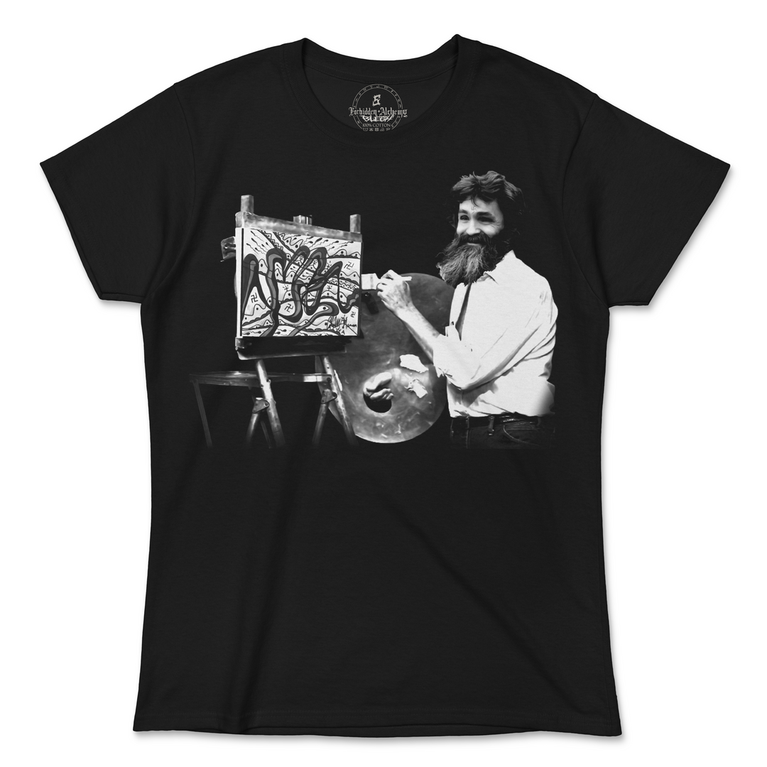 Buy Bob Manson from forbidden alchemy's women's T-Shirts. 100% cotton, direct-to-garment prints, authentic alternative apparel. Tagged: WOMEN'S TEES.T-Shirtsforbidden alchemyWOMEN'S TEES