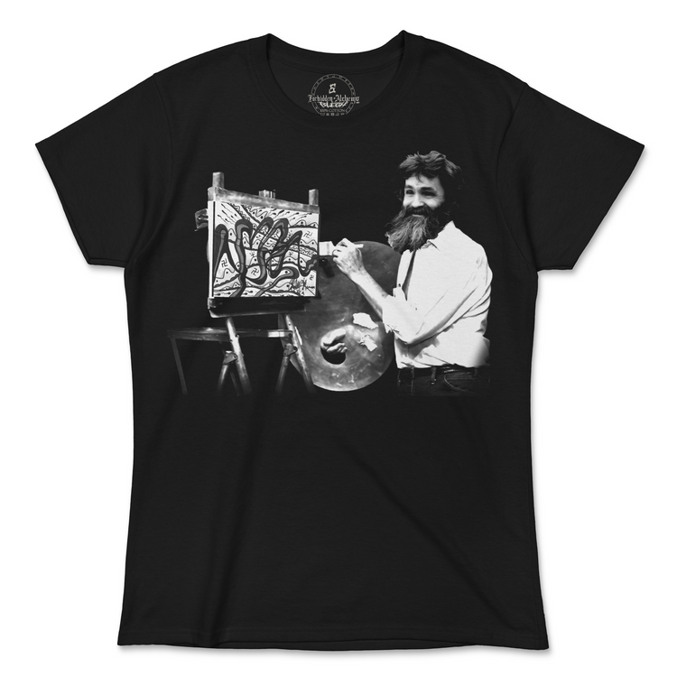 Buy Bob Manson from forbidden alchemy's women's T-Shirts. 100% cotton, direct-to-garment prints, authentic alternative apparel. Tagged: WOMEN'S TEES.T-Shirtsforbidden alchemyWOMEN'S TEES