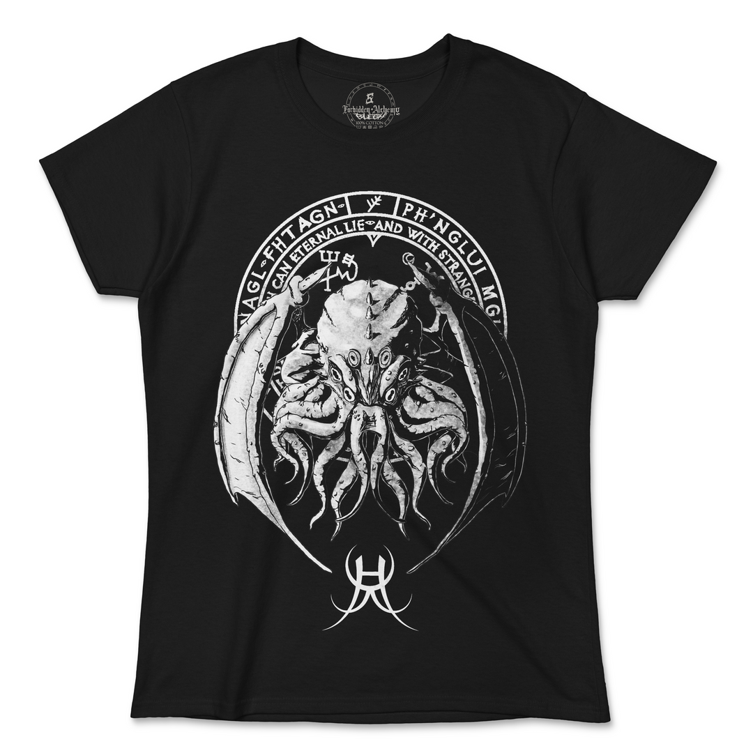 Buy Lord of Madness from forbidden alchemy's women's T-Shirts. 100% cotton, direct-to-garment prints, authentic alternative apparel. Tagged: WOMEN'S TEES.T-Shirtsforbidden alchemyWOMEN'S TEES