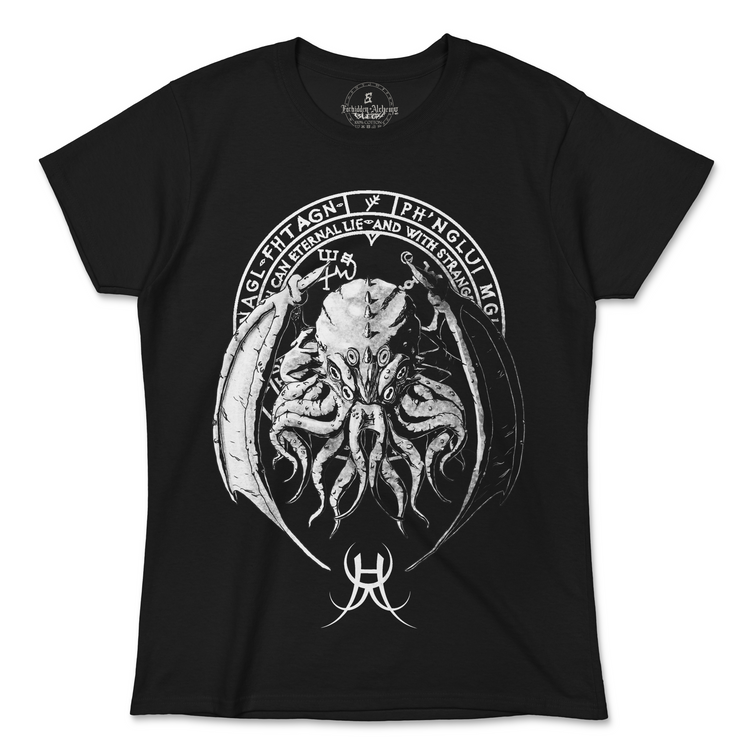 Buy Lord of Madness from forbidden alchemy's women's T-Shirts. 100% cotton, direct-to-garment prints, authentic alternative apparel. Tagged: WOMEN'S TEES.T-Shirtsforbidden alchemyWOMEN'S TEES