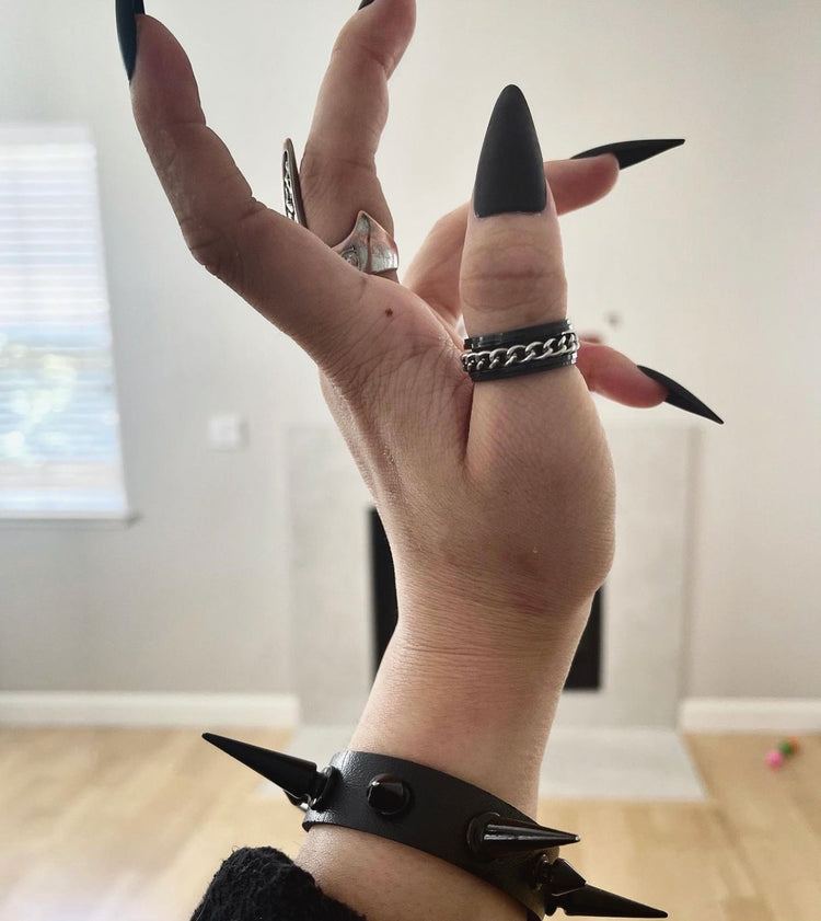 Shop from Forbidden Alchemy’s leather bracelets featuring alloy studs, premium materials, and authentic alternative style. Tagged: Bracelet.Braceletsforbidden alchemyBracelet