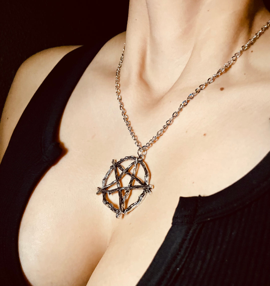 Shop Pentagram - Necklace from Forbidden Alchemy’s collection. Crafted from premium alloy zinc, each piece showcases detailed. Tagged: Necklaces.Necklacesforbidden alchemyNecklaces