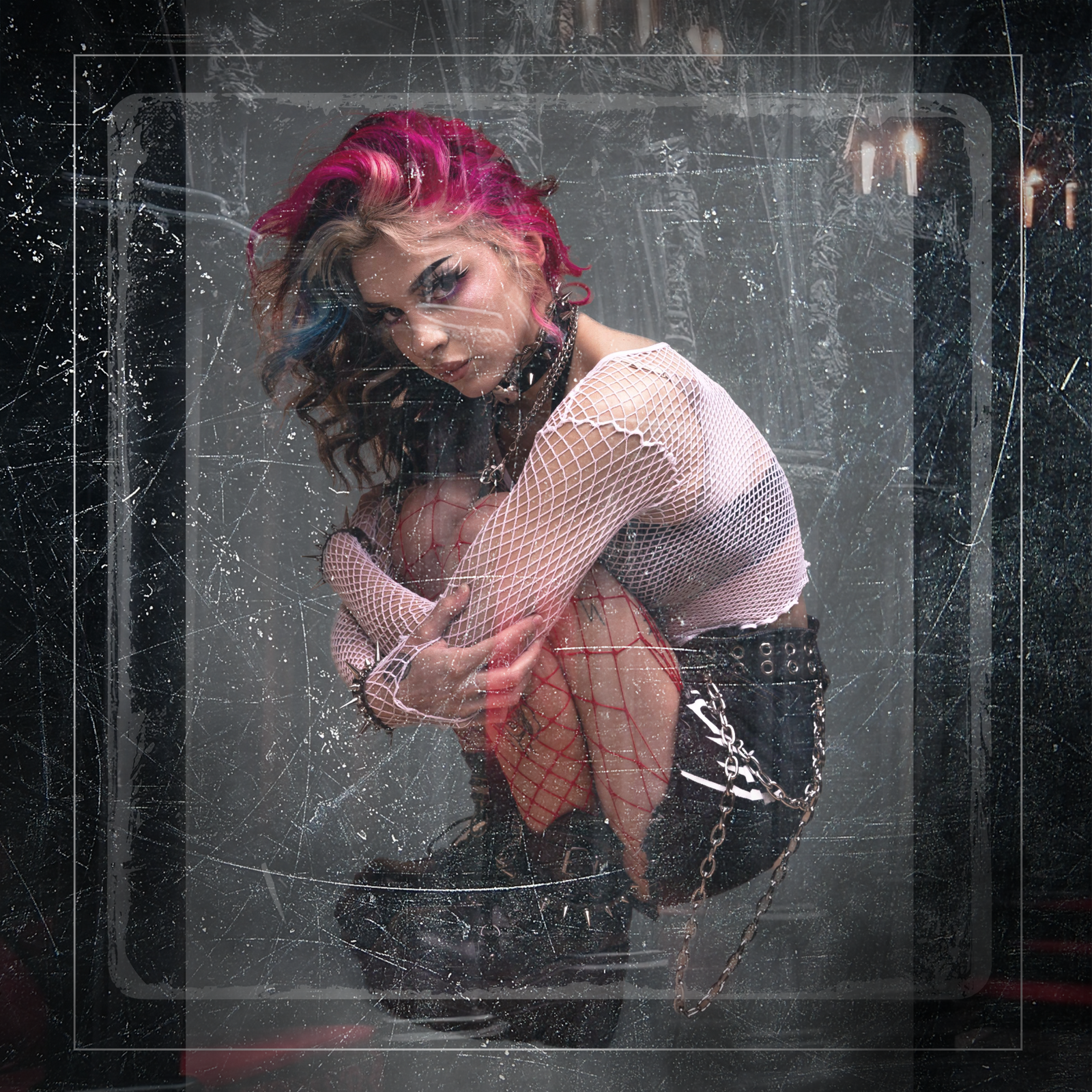 Why Forbidden Alchemy Graphics Carry Weight Not Just Ink - Artistic portrait with intense colors and textures.