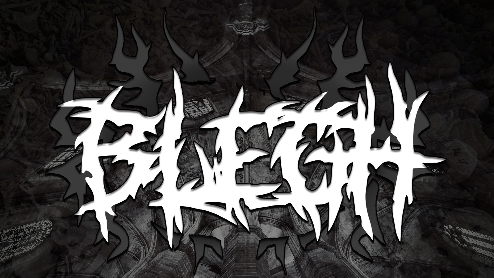 BLEGH logo with dark alchemy symbols representing underground culture and rebellion