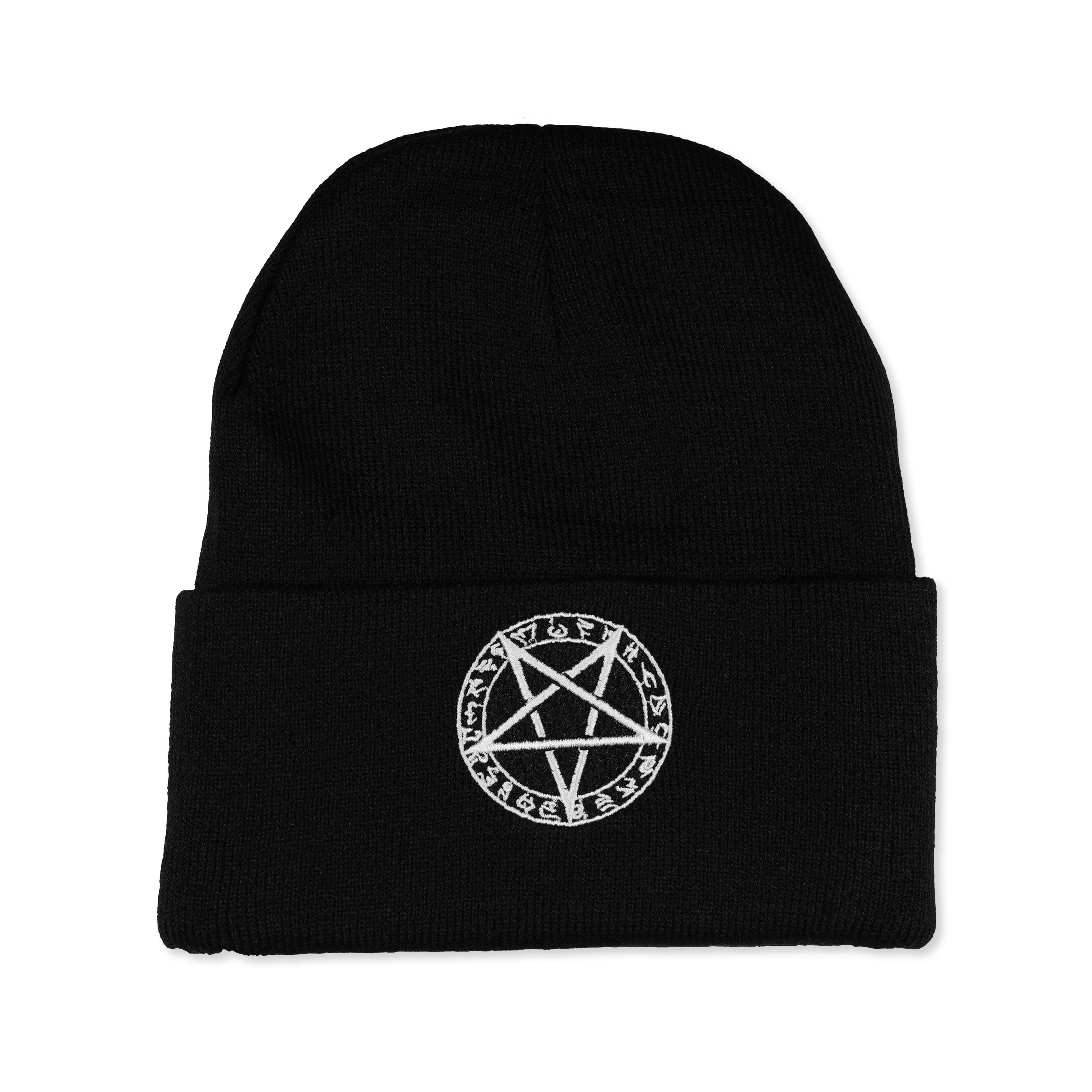 Pentagram Beanie | Soft Knit Embroidered | forbidden alchemy