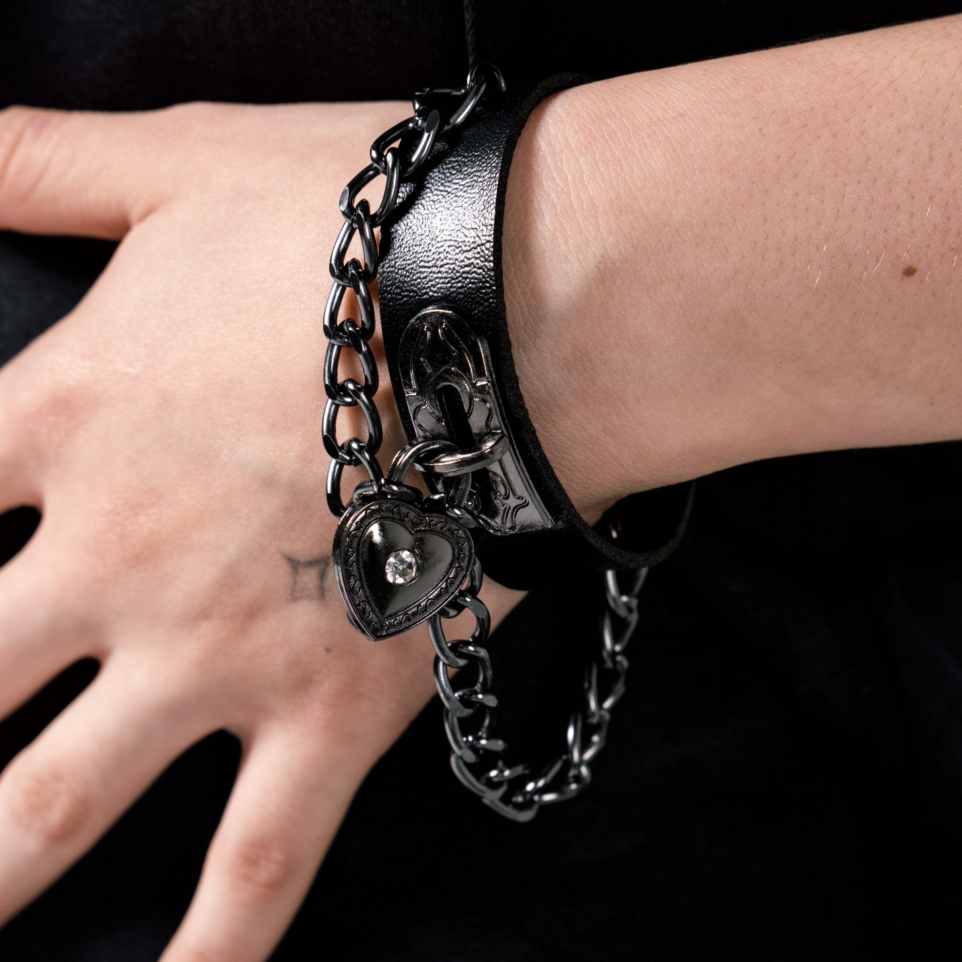 Shop from Forbidden Alchemy’s leather bracelets featuring alloy studs, premium materials, and authentic alternative style. Tagged: Bracelet.Braceletsforbidden alchemyBracelet