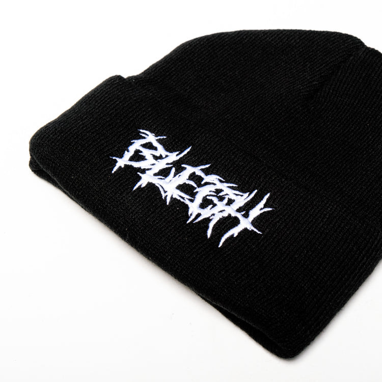 Shop BLEGH - Beanie from forbidden alchemy's unisex beanie collection. Soft knit, 100% acrylic, bold embroidery, authentic alternative style. Tagged: Beanies.Beaniesforbidden alchemyBeanies