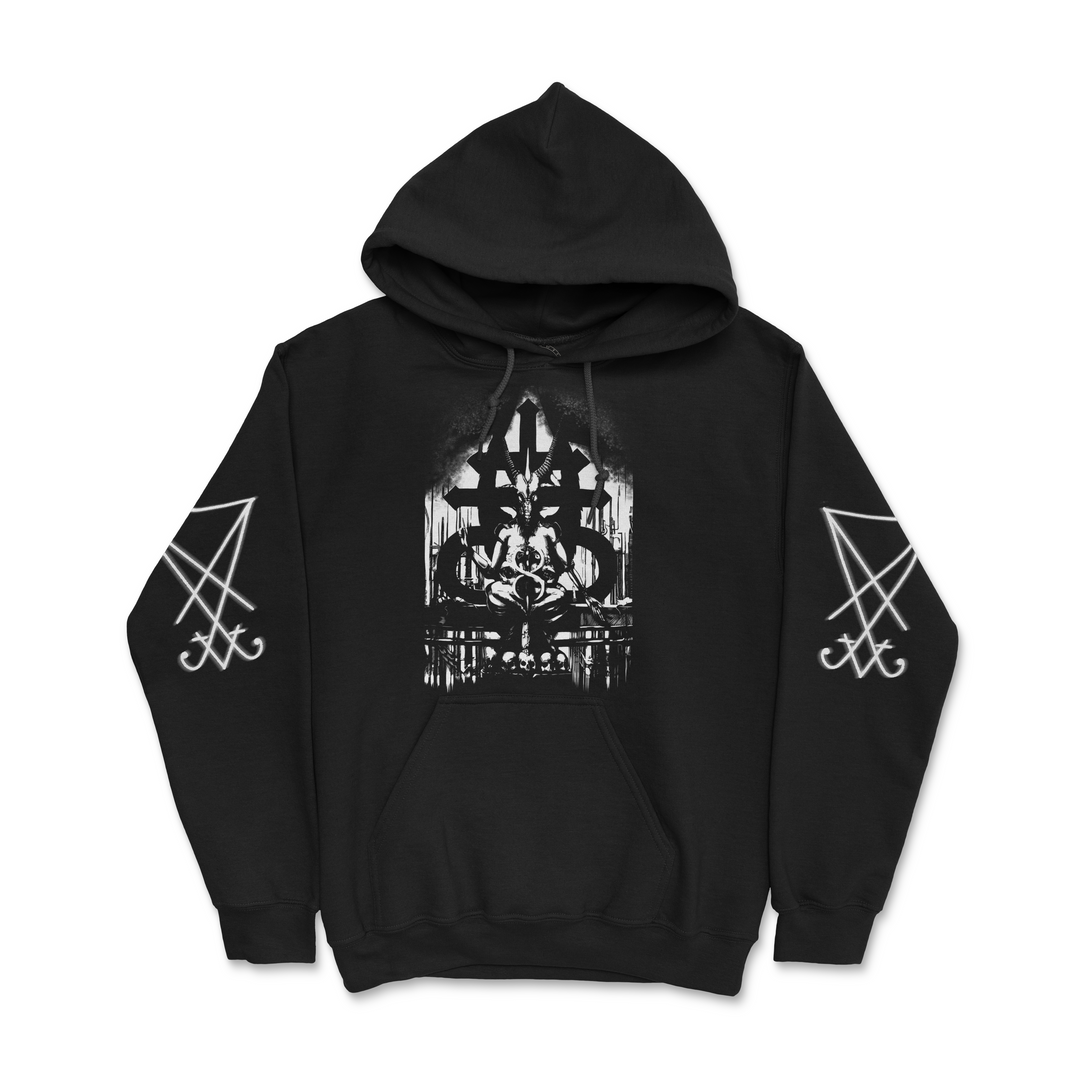 Shop Baphomet hoodie from Forbidden Alchemy's premium 100% cotton. Durable, comfortable, and featuring metalcore-inspired designs. Tagged: HOODIES.Hoodiesforbidden alchemyHOODIES