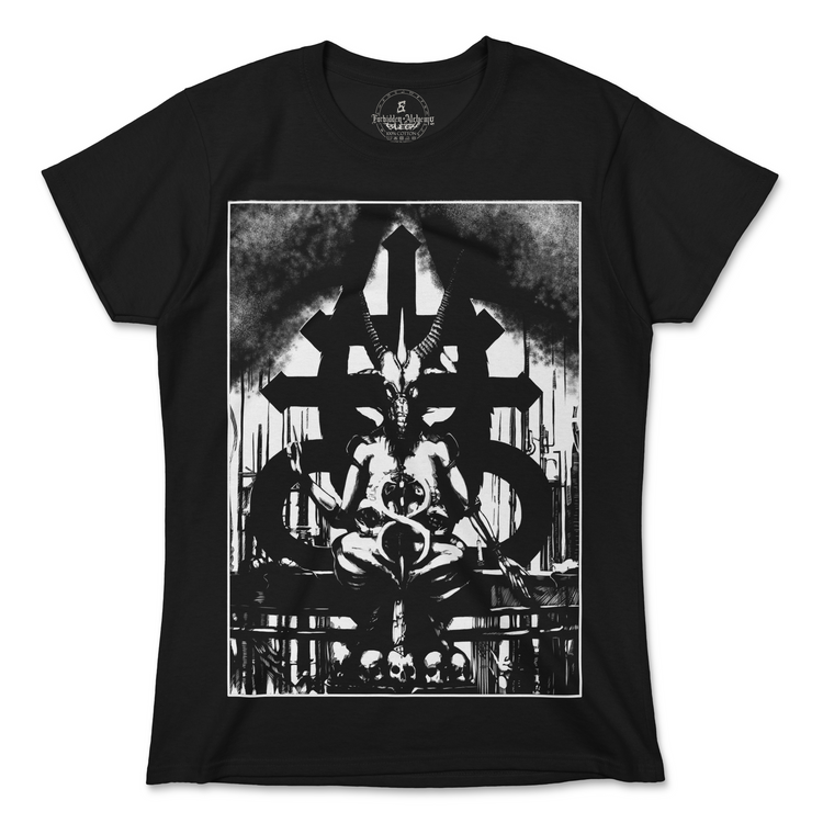 Shop Forbidden Alchemy’s women's T-shirts—100% cotton with vivid direct-to-garment (DTG) prints, inspired by authentic metalcore style. Tagged: WOMEN'S TEES.T-Shirtsforbidden alchemyWOMEN'S TEES