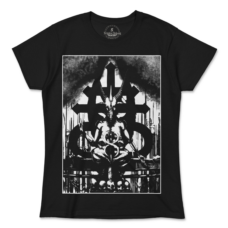 Shop Forbidden Alchemy’s women's T-shirts—100% cotton with vivid direct-to-garment (DTG) prints, inspired by authentic metalcore style. Tagged: WOMEN'S TEES.T-Shirtsforbidden alchemyWOMEN'S TEES