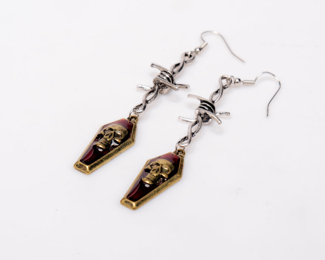Shop from Forbidden Alchemy’s gothic earrings. Bold, detailed designs crafted from premium materials for authentic alternative style. Tagged: Earrings.Earringsforbidden alchemyEarrings