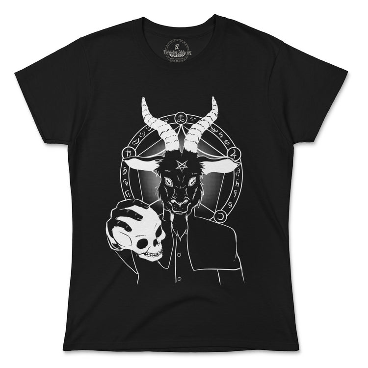 Buy Black Goat from forbidden alchemy's women's T-Shirts. 100% cotton, direct-to-garment prints, authentic alternative apparel. Tagged: WOMEN'S TEES.T-Shirtsforbidden alchemyWOMEN'S TEES
