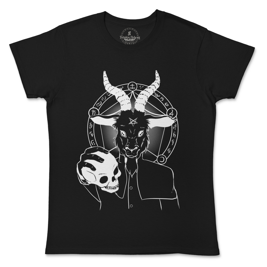 Buy Black Goat from forbidden alchemy's women's T-Shirts. 100% cotton, direct-to-garment prints, authentic alternative apparel. Tagged: WOMEN'S TEES.T-Shirtsforbidden alchemyWOMEN'S TEES