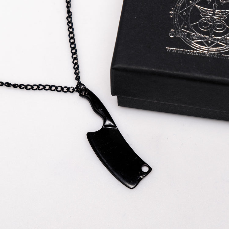 Shop Butcher knife - Necklace from Forbidden Alchemy’s collection. Crafted from premium alloy zinc, each piece showcases detailed. Tagged: Necklaces.Necklacesforbidden alchemyNecklaces