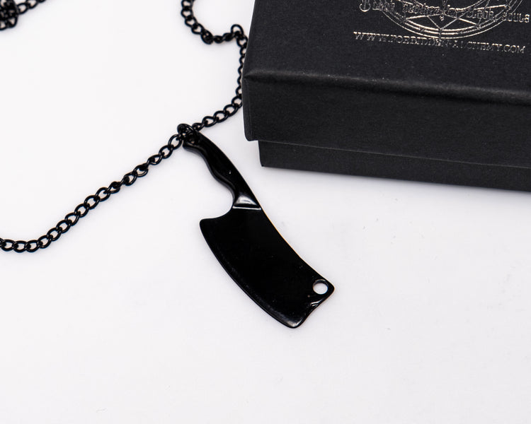 Shop Butcher knife - Necklace from Forbidden Alchemy’s collection. Crafted from premium alloy zinc, each piece showcases detailed. Tagged: Necklaces.Necklacesforbidden alchemyNecklaces