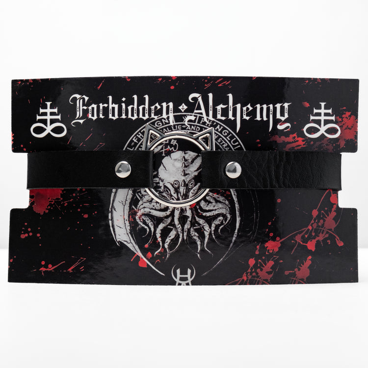 Shop Forbidden Alchemy’s premium leather chokers. Adjustable fit, alloy studs, and authentic metalcore-inspired designs. Tagged: Choker.Necklacesforbidden alchemyChoker