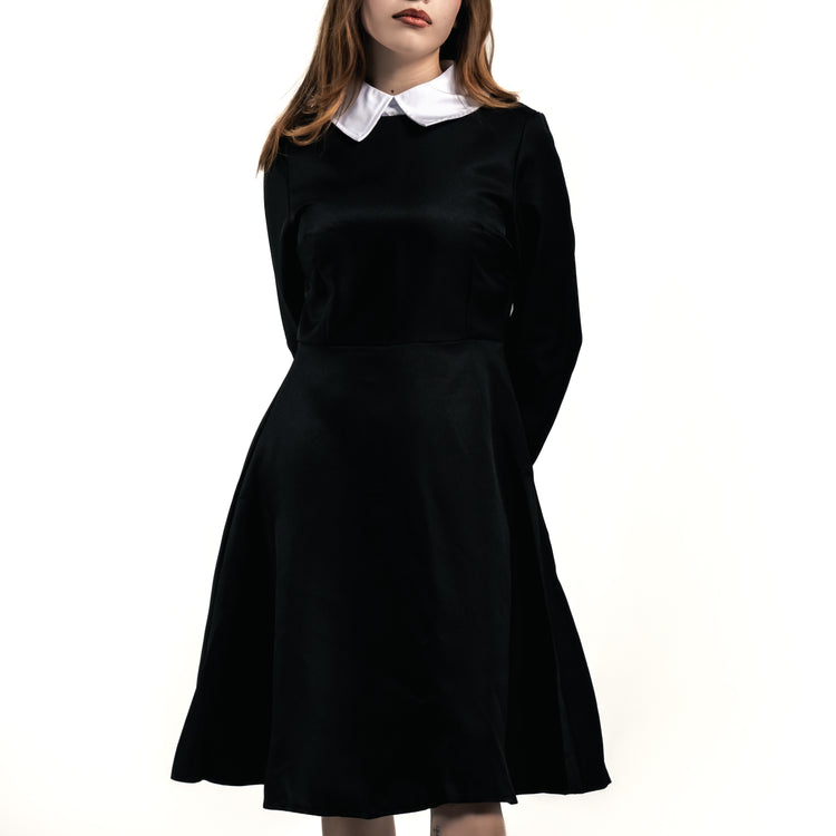 Shop the Cathedral Dress from Forbidden Alchemy’s women's slim fit dresses, featuring premium fabrics and authentic gothic aesthetics. Tagged: DRESSES.Dressesforbidden alchemyDRESSES