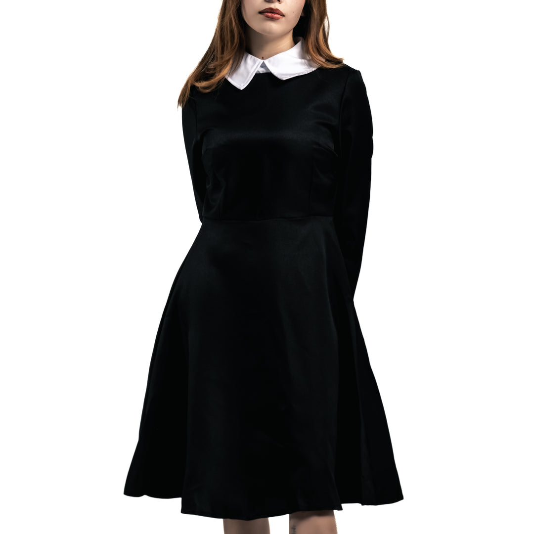Shop the Cathedral Dress from Forbidden Alchemy’s women's slim fit dresses, featuring premium fabrics and authentic gothic aesthetics. Tagged: DRESSES.Dressesforbidden alchemyDRESSES