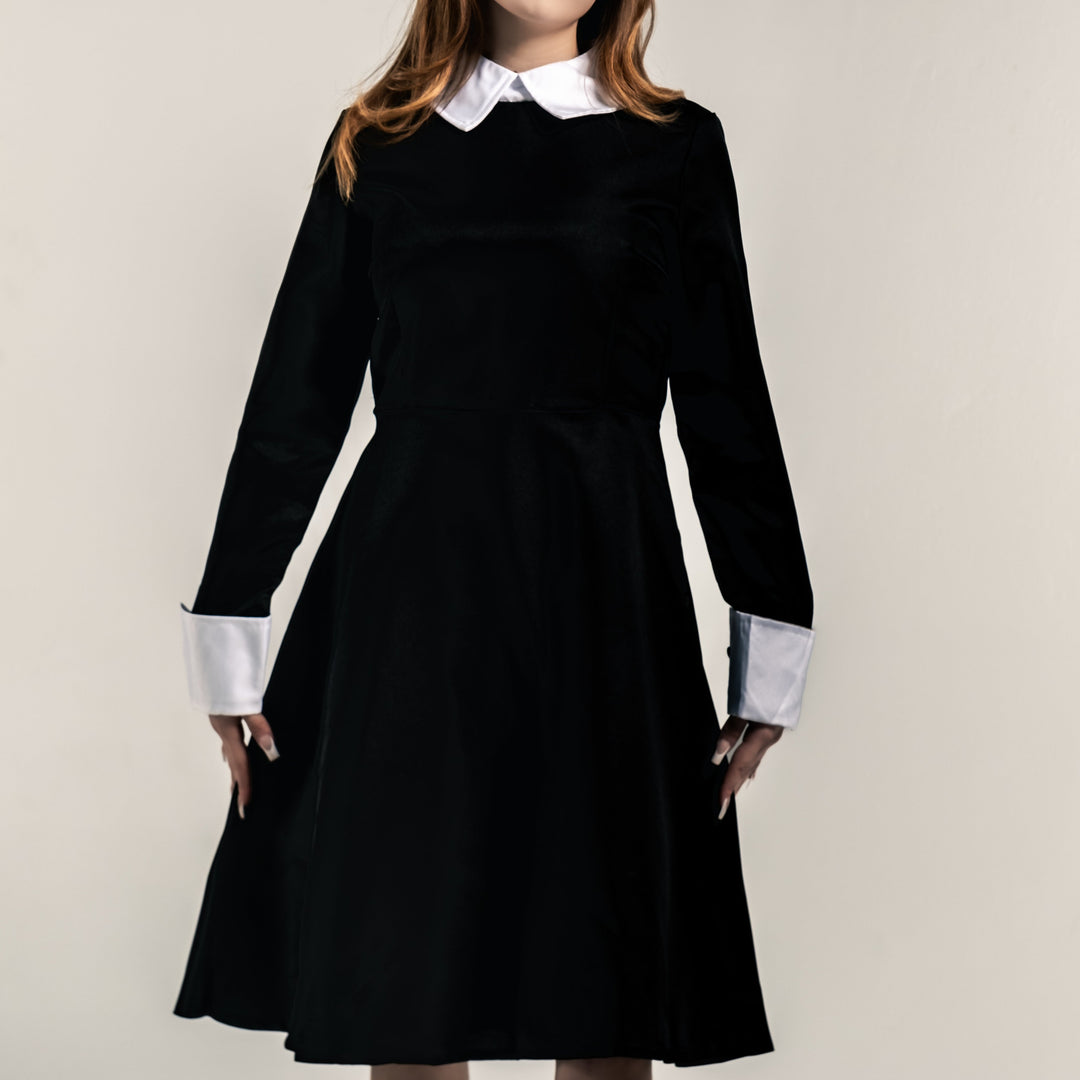 Shop the Cathedral Dress from Forbidden Alchemy’s women's slim fit dresses, featuring premium fabrics and authentic gothic aesthetics. Tagged: DRESSES.Dressesforbidden alchemyDRESSES