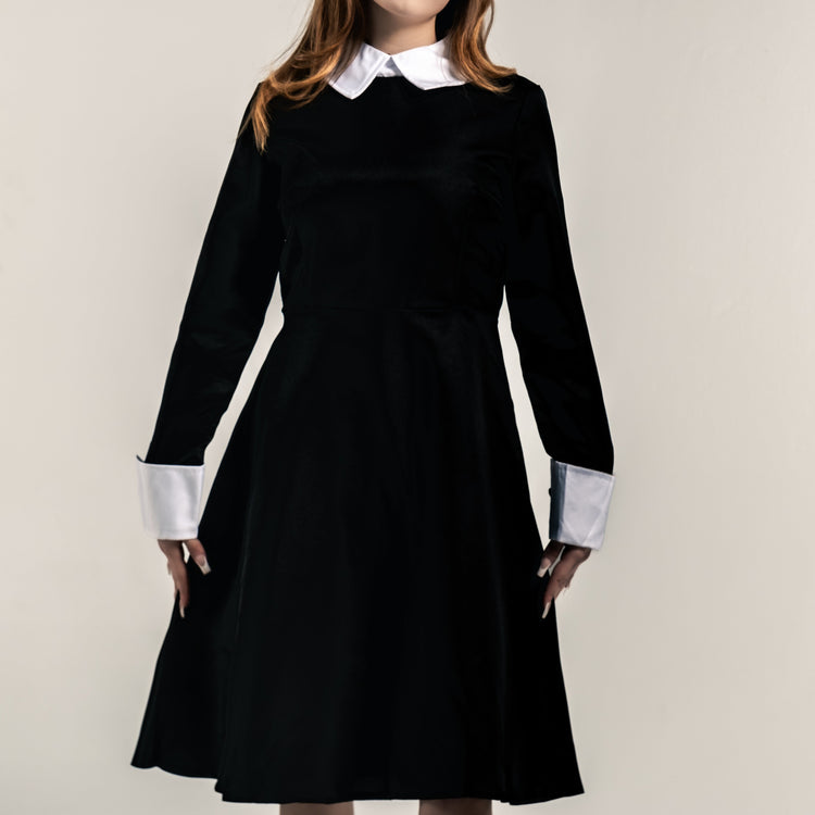 Shop the Cathedral Dress from Forbidden Alchemy’s women's slim fit dresses, featuring premium fabrics and authentic gothic aesthetics. Tagged: DRESSES.Dressesforbidden alchemyDRESSES