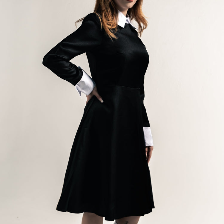 Shop the Cathedral Dress from Forbidden Alchemy’s women's slim fit dresses, featuring premium fabrics and authentic gothic aesthetics. Tagged: DRESSES.Dressesforbidden alchemyDRESSES