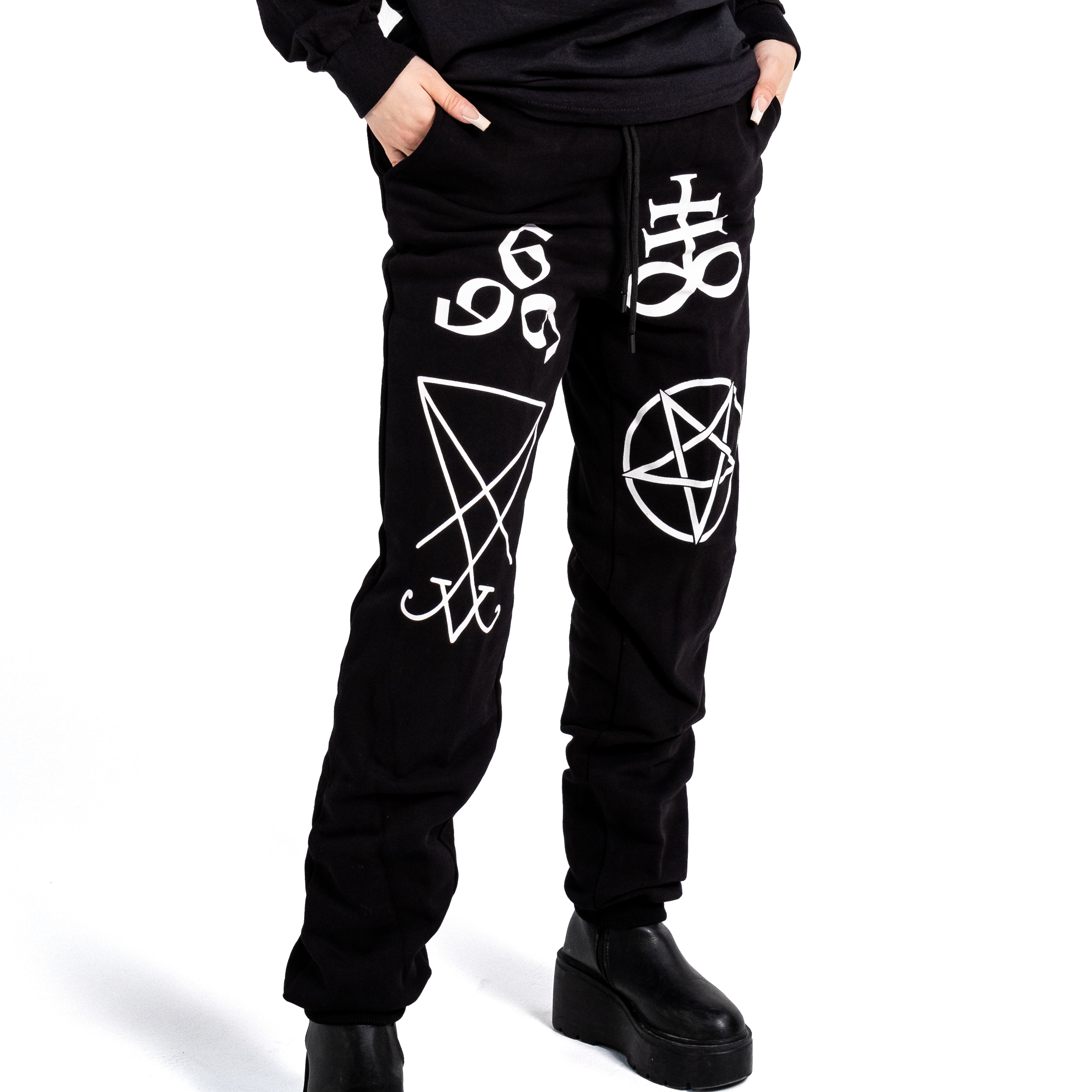 Shop Chaos - Joggers from forbidden alchemy's premium joggers. Heavyweight 100% cotton, deep pockets, relaxed fit, metalcore-inspired style. Tagged: Joggers.Joggersforbidden alchemyJoggers