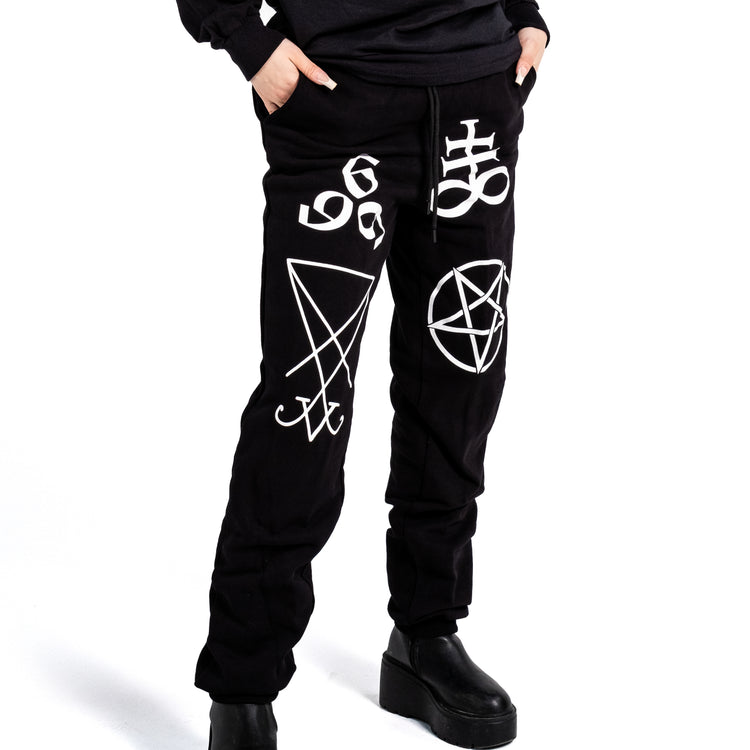 Shop Chaos - Joggers from forbidden alchemy's premium joggers. Heavyweight 100% cotton, deep pockets, relaxed fit, metalcore-inspired style. Tagged: Joggers.Joggersforbidden alchemyJoggers