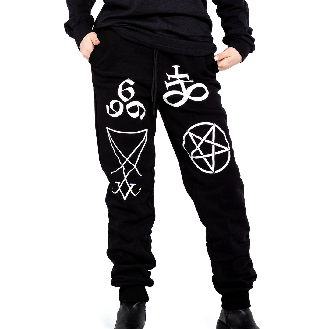 Shop Chaos - Joggers from forbidden alchemy's premium joggers. Heavyweight 100% cotton, deep pockets, relaxed fit, metalcore-inspired style. Tagged: Joggers.Joggersforbidden alchemyJoggers