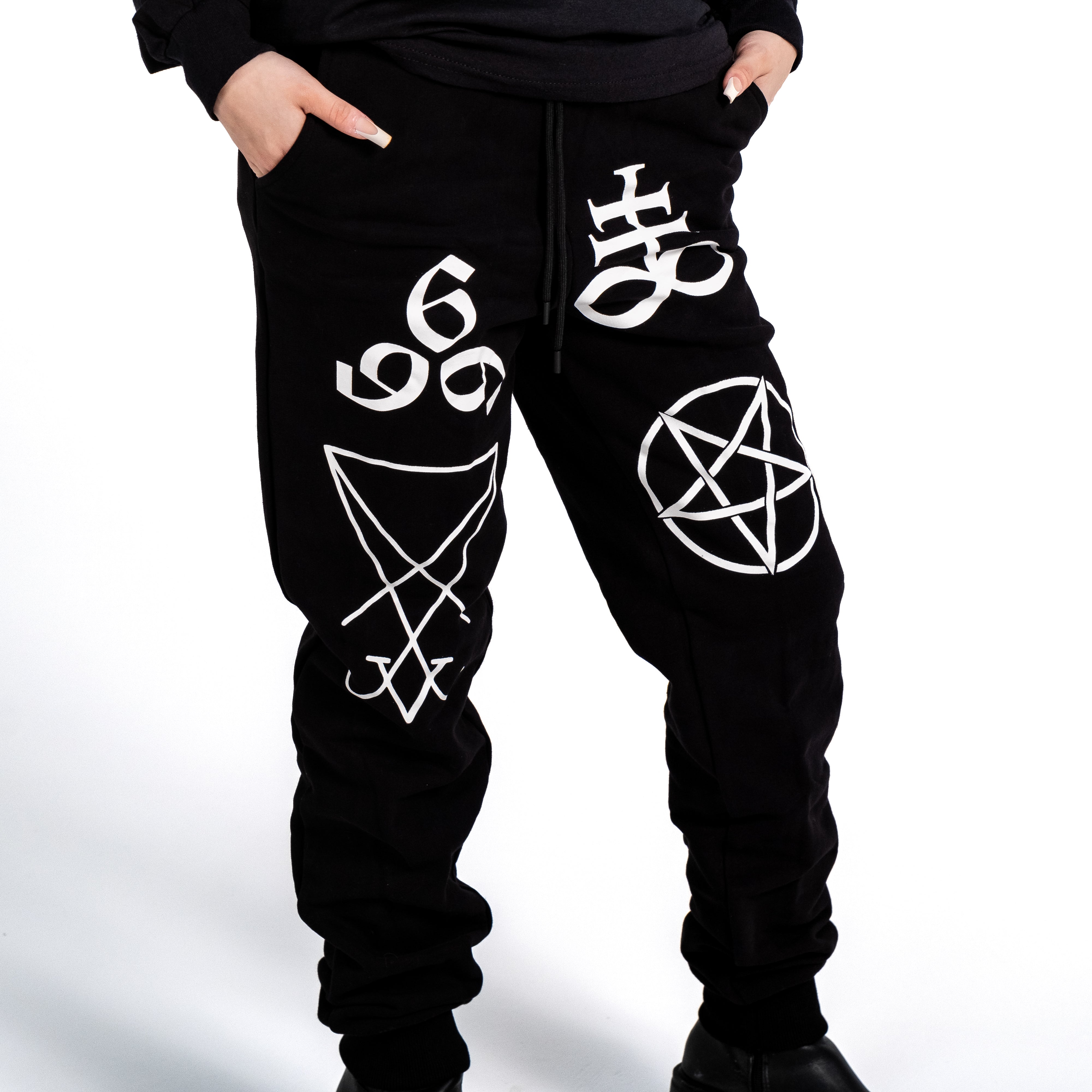 Shop Chaos - Joggers from forbidden alchemy's premium joggers. Heavyweight 100% cotton, deep pockets, relaxed fit, metalcore-inspired style. Tagged: Joggers.Joggersforbidden alchemyJoggers