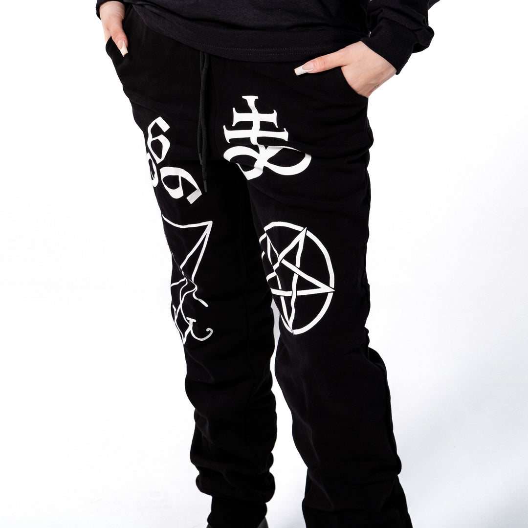 Shop Chaos - Joggers from forbidden alchemy's premium joggers. Heavyweight 100% cotton, deep pockets, relaxed fit, metalcore-inspired style. Tagged: Joggers.Joggersforbidden alchemyJoggers