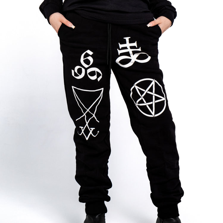 Shop Chaos - Joggers from forbidden alchemy's premium joggers. Heavyweight 100% cotton, deep pockets, relaxed fit, metalcore-inspired style. Tagged: Joggers.Joggersforbidden alchemyJoggers