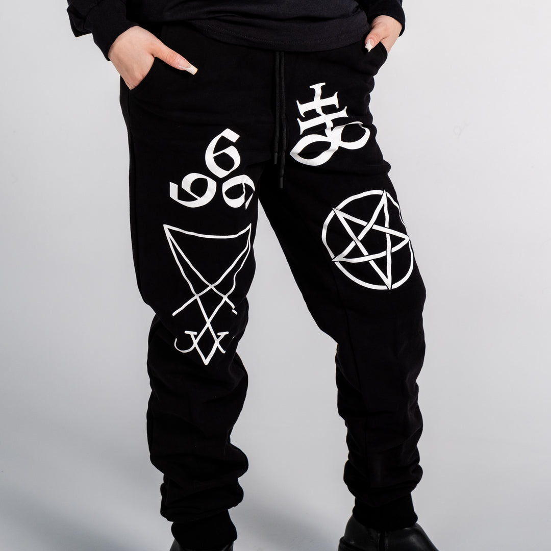 Shop Chaos - Joggers from forbidden alchemy's premium joggers. Heavyweight 100% cotton, deep pockets, relaxed fit, metalcore-inspired style. Tagged: Joggers.Joggersforbidden alchemyJoggers