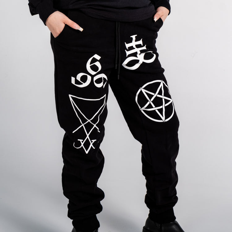 Shop Chaos - Joggers from forbidden alchemy's premium joggers. Heavyweight 100% cotton, deep pockets, relaxed fit, metalcore-inspired style. Tagged: Joggers.Joggersforbidden alchemyJoggers