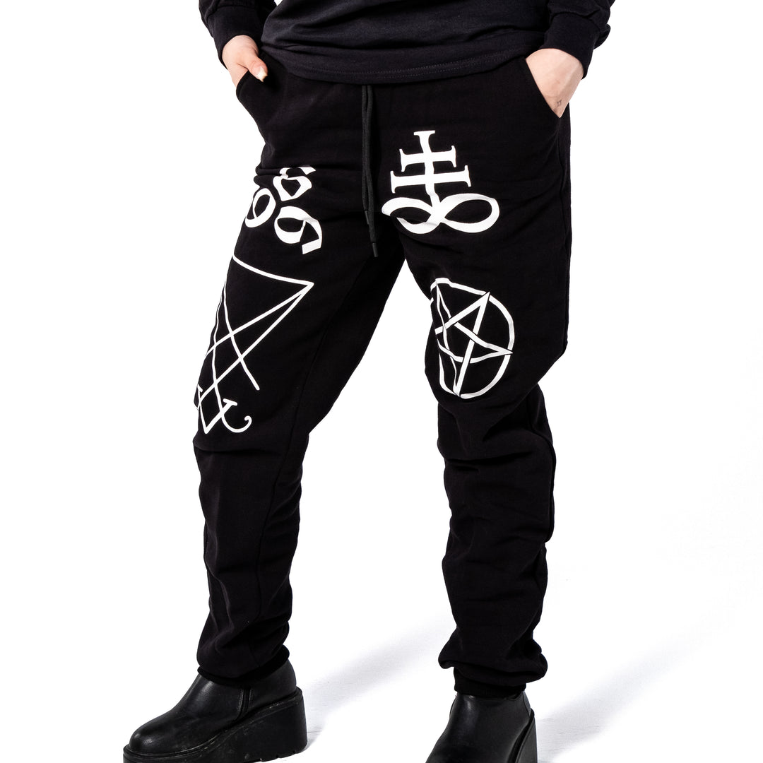 Shop Chaos - Joggers from forbidden alchemy's premium joggers. Heavyweight 100% cotton, deep pockets, relaxed fit, metalcore-inspired style. Tagged: Joggers.Joggersforbidden alchemyJoggers
