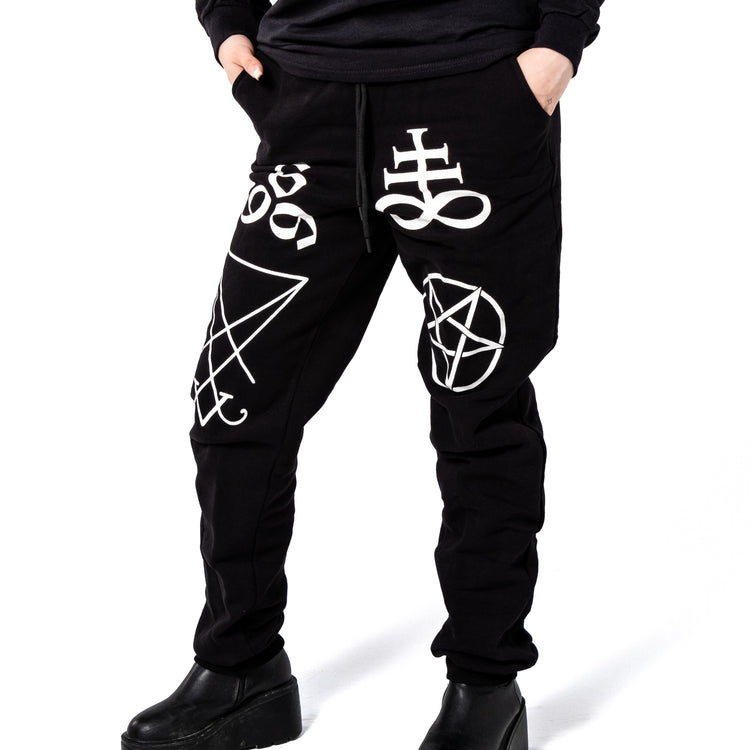 Shop Chaos - Joggers from forbidden alchemy's premium joggers. Heavyweight 100% cotton, deep pockets, relaxed fit, metalcore-inspired style. Tagged: Joggers.Joggersforbidden alchemyJoggers