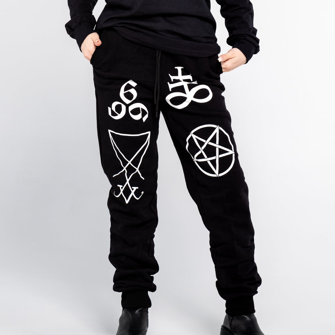 Shop Chaos - Joggers from forbidden alchemy's premium joggers. Heavyweight 100% cotton, deep pockets, relaxed fit, metalcore-inspired style. Tagged: Joggers.Joggersforbidden alchemyJoggers