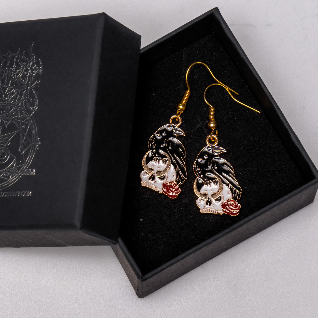 Shop from Forbidden Alchemy’s gothic earrings. Bold, detailed designs crafted from premium materials for authentic alternative style. Tagged: Earrings.Earringsforbidden alchemyEarrings
